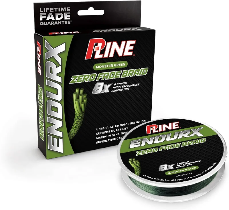 Fishing hook rust support-P-Line EndurX Colorfast Braid