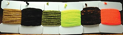 Fishing line thin steady-Hareline Carded Chenille Large Yellow