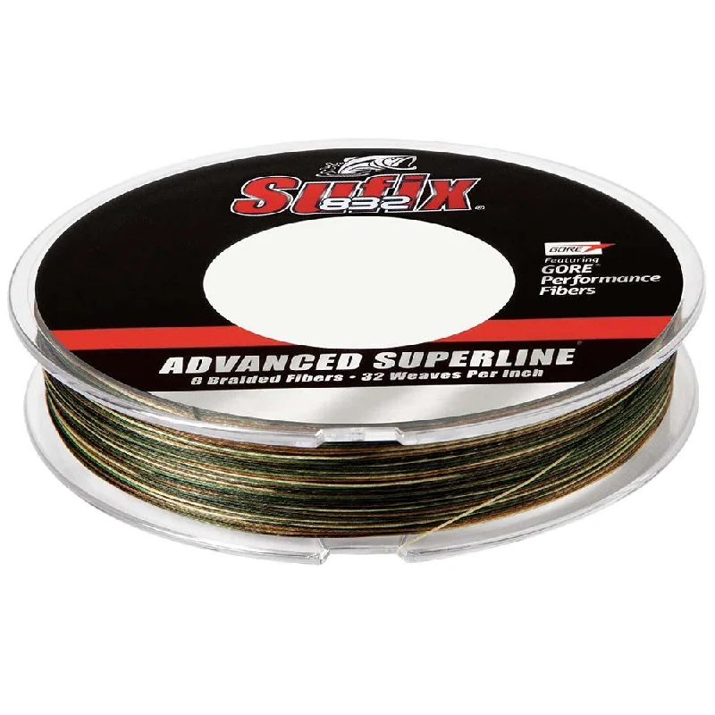 Fishing line high firm-Sufix 832 Advanced Superline Braid - 30lb - Camo - 150 yds [660-030CA]