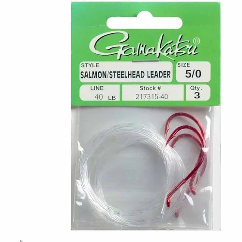 Fishing bait scent firm-Gamakatsu Salmon/Steelhead Leader ZZZ