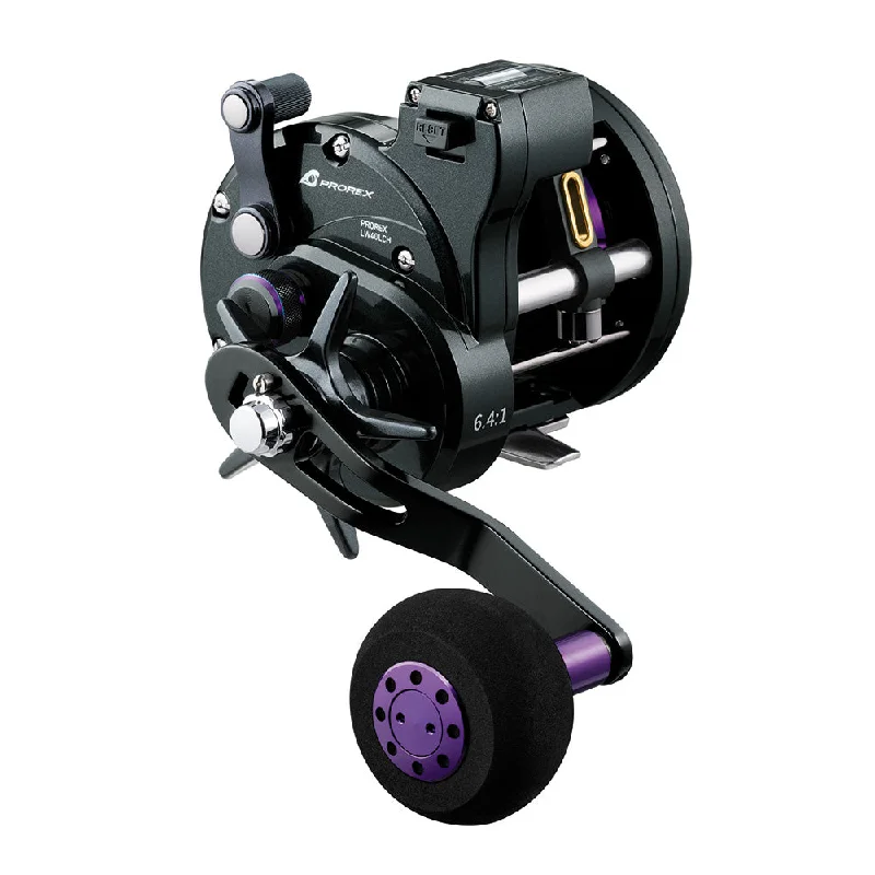 Fishing line knot balance-Daiwa PROREX LWLC Level Wind Line Counter Reel - PRXLW40LCH [PRXLW40LCH]