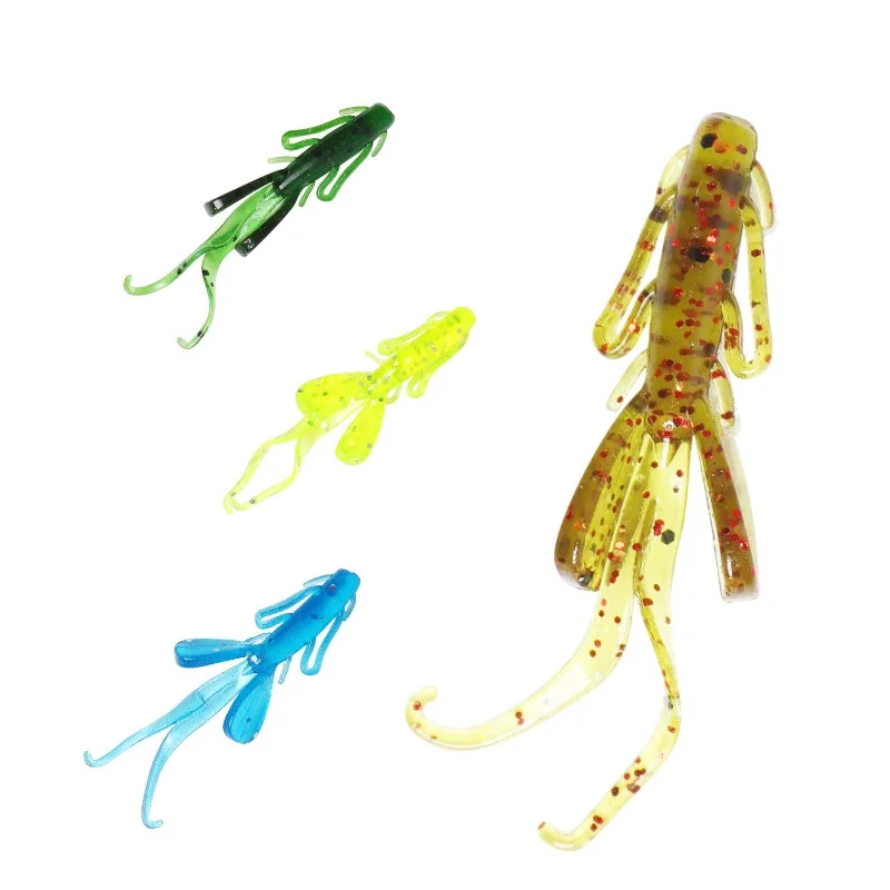 Fishing line knot control-Dr.Fish 20pcs Soft Plastic Crayfish 1.18''