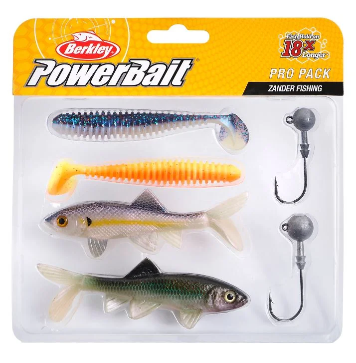 Fishing tackle durable firm-New Berkley Pro Pack Zander Lure Fishing Set - Lures & Jigheads - 1532031