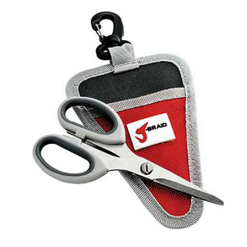 Fishing bait scent dispenser-Daiwa J-Braid Line cutting Scissors with sheath