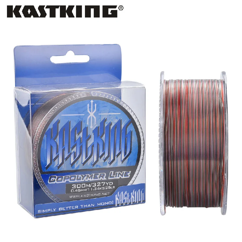 Fishing reel high grip-KastKing 300m/327Yds 4LB-30LB 0.18-0.5mm Nylon Fishing Line High Strength