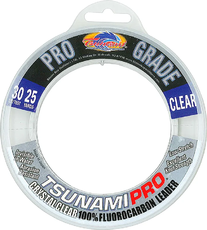 Fishing rod boat control-Fluorocarbon Leader - Clear