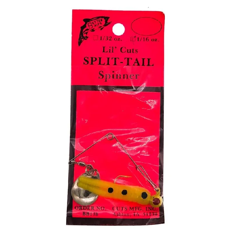 Fishing tackle travel box-Better Baits Lil' Cuts Split Tail Spinner 1/16 Oz Qty 1 (Bulk)