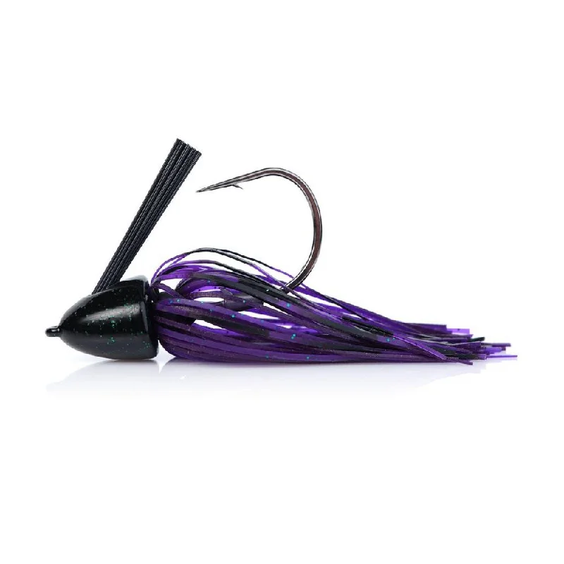 Fishing hook glow lock-Berkley Powerbait Heavy Cover Jig 3/4 oz. Junebug