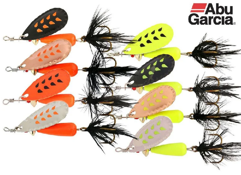 Fishing bait drying control-Abu Garcia Droppen Fluo Spinner Lures 8g 12g All Colours