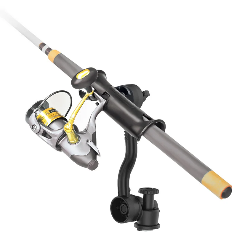 Fishing reel high support-RAM® Tube Jr.™ Rod Holder with Extension Arm and RAM® Track-Node™ Base