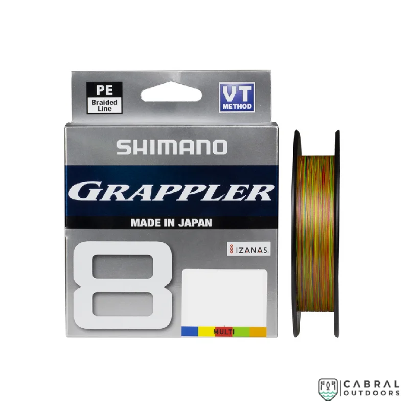 Fishing line thin control-Shimano Grappler 8 Premium PE | 300 m  | Multicolour