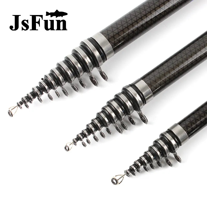 Fishing rod quick balance-2.7M 3.6M 4.5M 5.4M 6.3M Telescopic Fishing Rod M Power Feeder Rod Surf Carbon Fishing rod Olta Spinning Fishing FG55