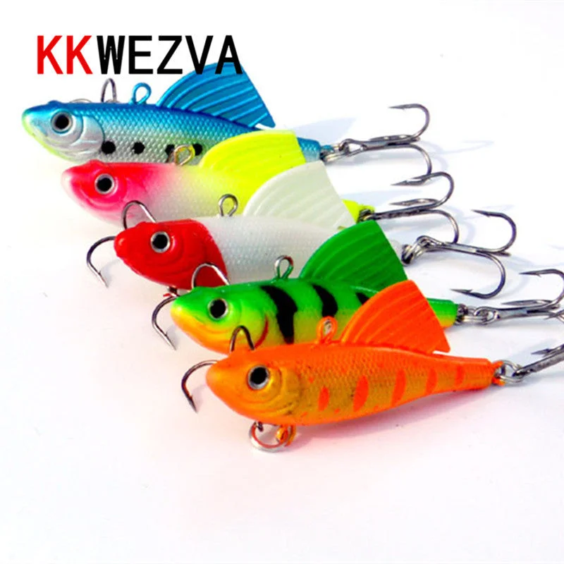 Fishing line smooth steady-5pcs Popular Pie Soft Fish Vib 3D Eyes Fishing Lure High Quality Fishing Bait Strong Treble Hooks Fish Wobbler Pesca Ice bait