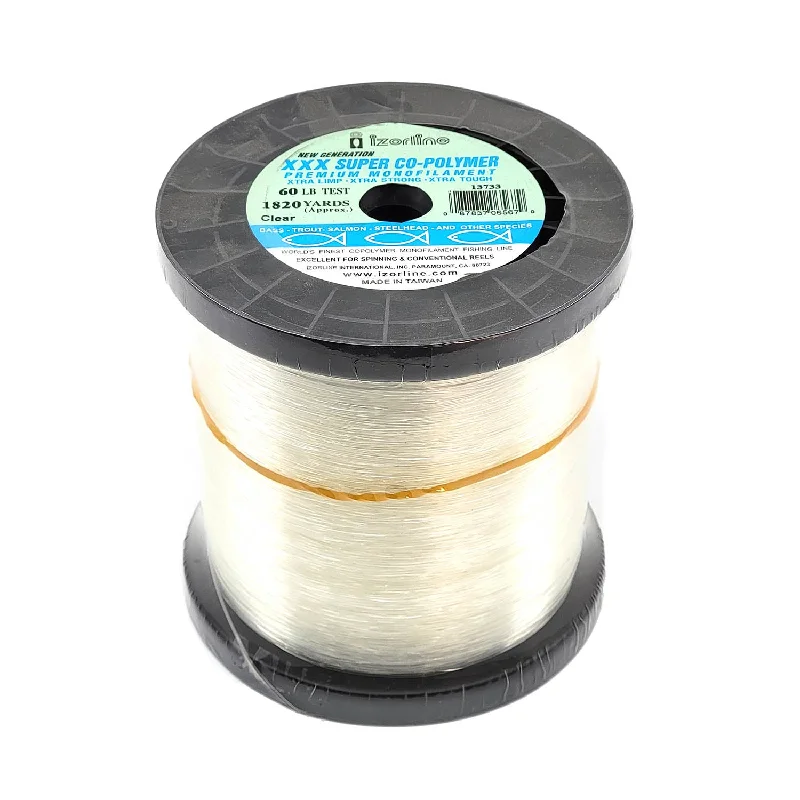 Fishing line thin firm-Izorline XXX Copolymer Line 1KG Spool