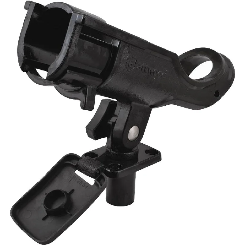 Fishing bait live sleeve-Attwood Heavy Duty Adjustable Rod Holder w/Flush Mount [5014-4]