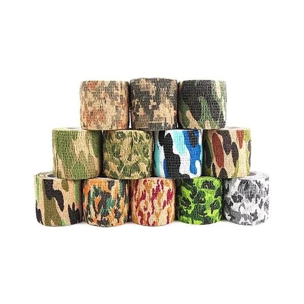 Fishing hook durable finish-Camouflage Elastic Wrap Tape