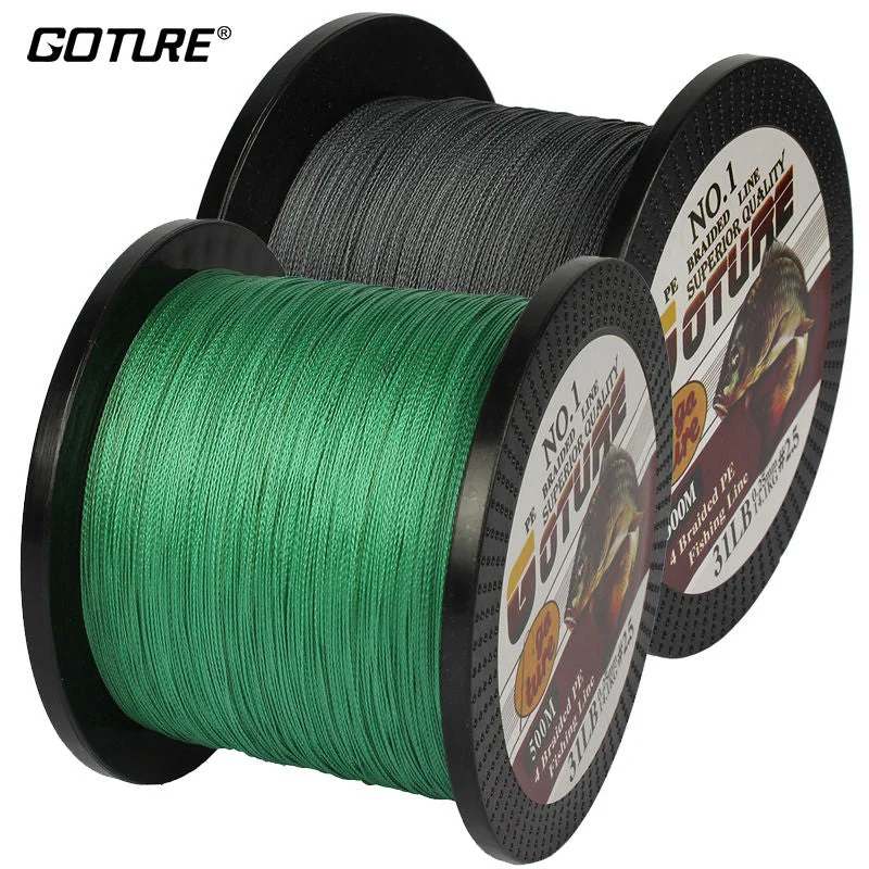 Fishing rod quick steady-Brand Braided Fishing Line 500M/547Yards Multifilament PE 4 Strands Fishing