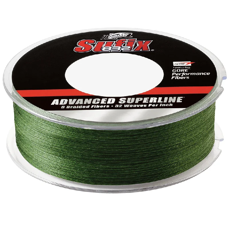 Fishing line thin support-Sufix 832 Braid - 80lb - Low-Vis Green - 600 yds [660-280G]