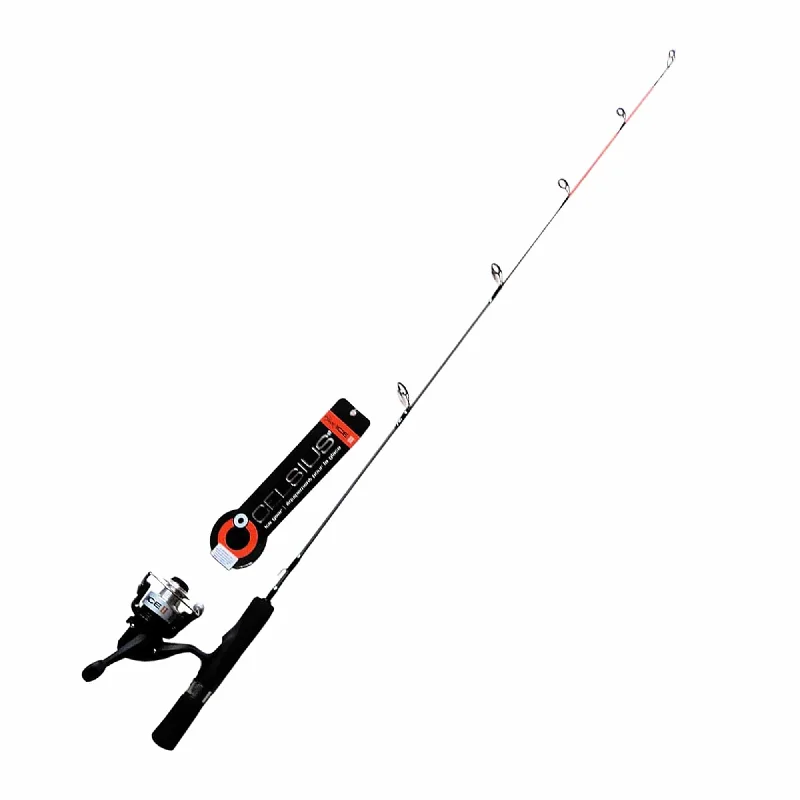 Fishing line cast winding-24" Ultra Light Black Ice II Fishing Rod Reel Combo CE-BLI24ULC Celsius