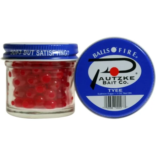 Fishing tackle side grip-Pautzke Balls O' Fire Tyee Salmon Eggs