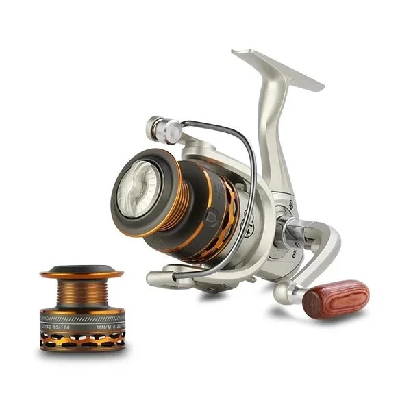 Fishing line cast strength-Wooden Spinning Reel