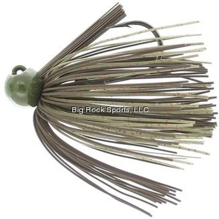 Fishing tackle utility support-Pacific Catch Ftbl HD Jig 1/4Oz Grn Pmpkbrwn - BPJ1408