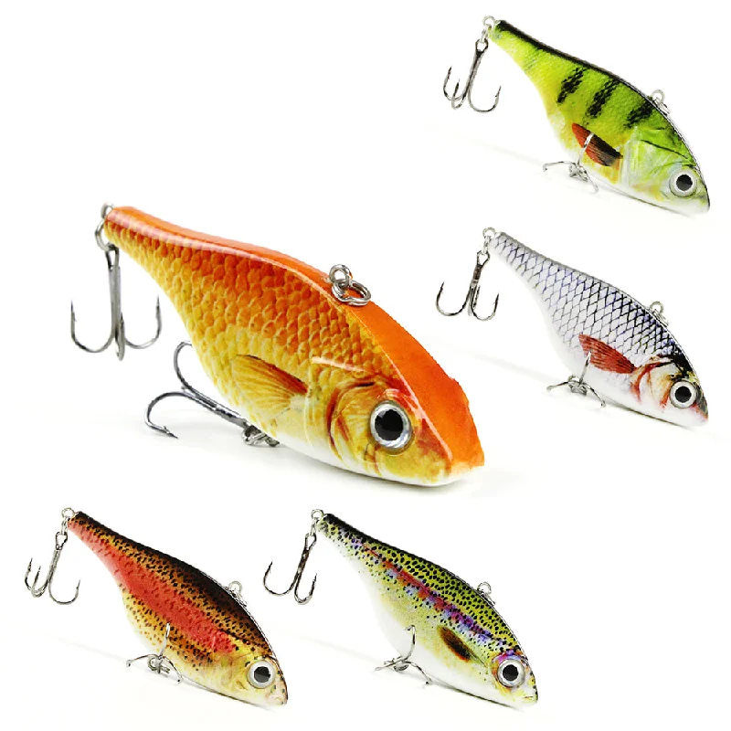 Fishing bait mixing sleeve-3.9in/20g Popular VIB Crankbait 3D Eyes Fishing Lure High Quality Fishing Bait Strong Treble Hooks Fish Wobbler Artificial lure