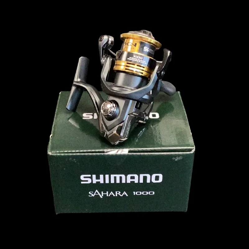 Fishing rod lake holder-Shimano SH1000FJ Sahara 1000 Spinning Reel, Front Drag, 4BB +