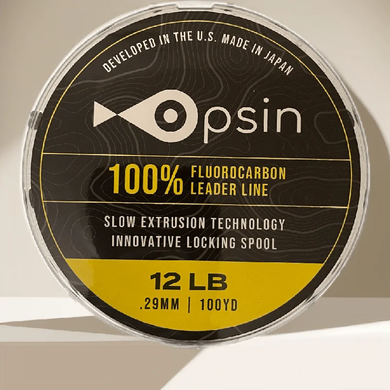 Fishing reel high winding-Opsin Fluorocarbon fishing Line 12lb .29mm