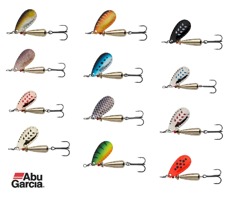 Fishing reel high balance-Abu Garcia Droppen Spinner Lures - All Colours & Sizes - Fishing Lures