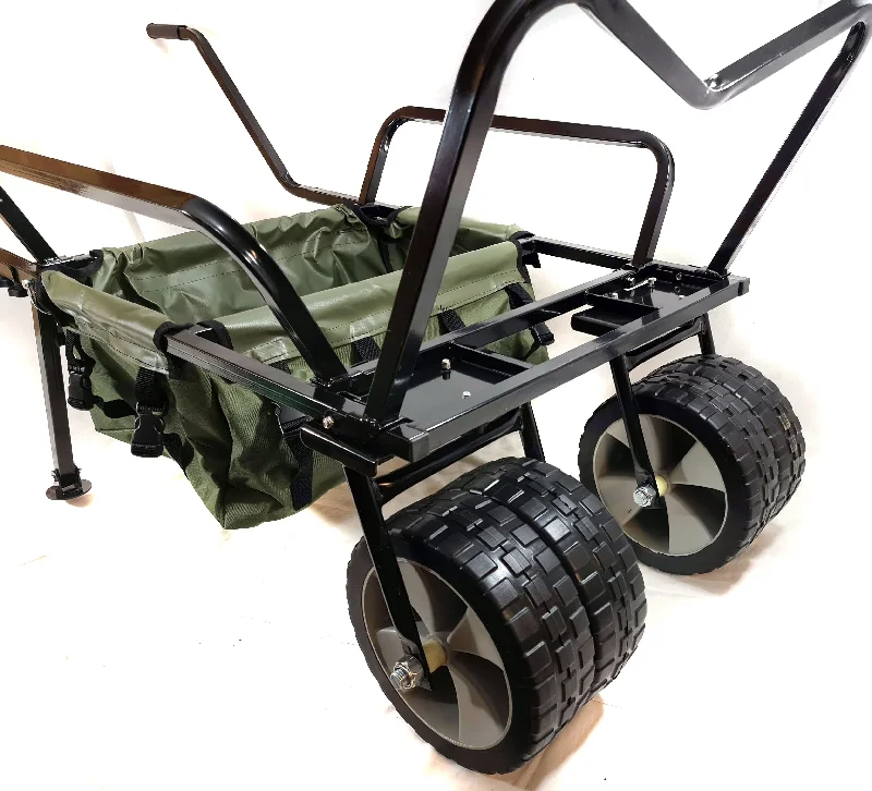 Fishing rod surf pack-BISON HEAVY DUTY FISHING 4 LGP WHEEL BARROW WITH BARROW BAG