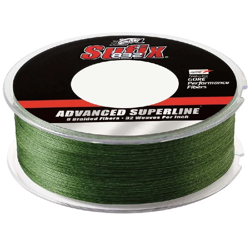 Fishing tackle travel balance-Sufix 832 Advanced Superline Braid - 20lb - Low-Vis Green - 600 yds [660-220G]