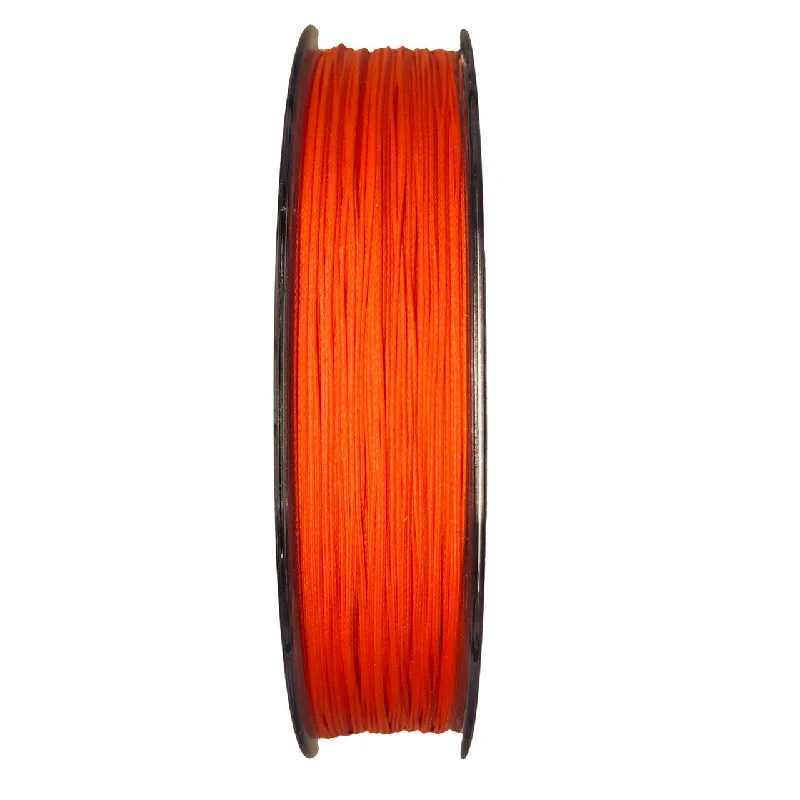 Fishing hook glow finish-Addicted Enforcer 8x Braid by TUF-LINE | 15 Lb.; Hi-Vis Orange; 150 Yds.