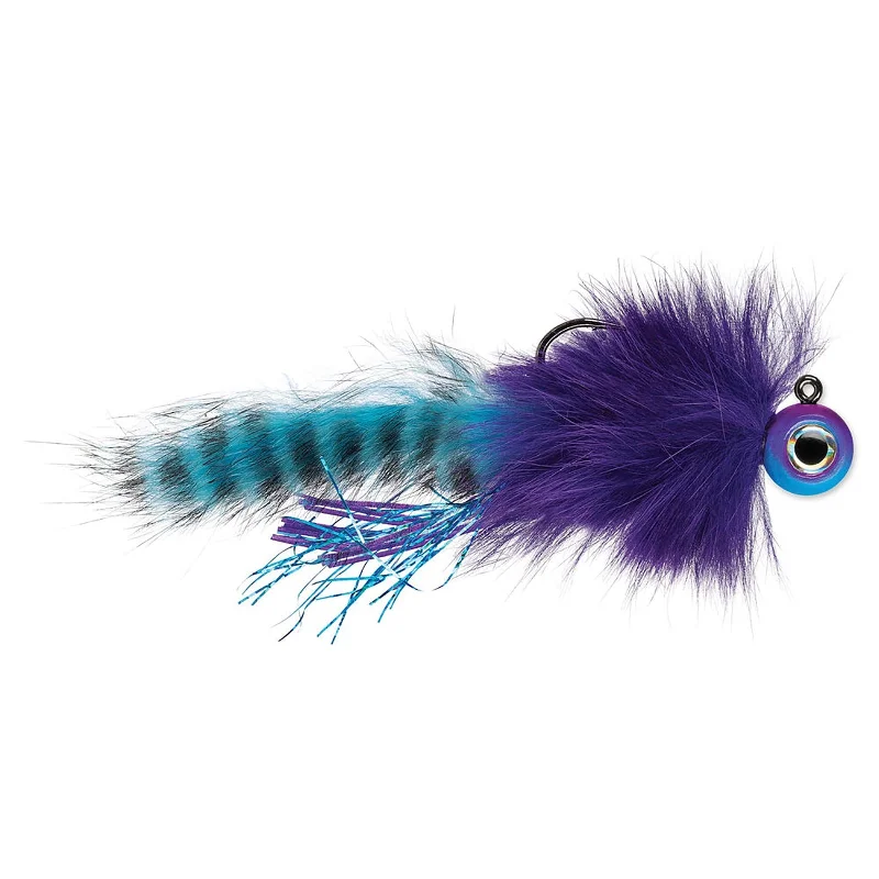 Fishing line cast glide-VMC Twitchin' Jig | Glow Bruised UV; 1/2 Oz.