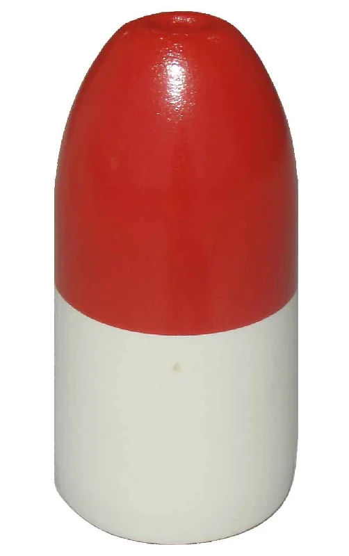 Fishing bait drying pack-Promar PVC Fishing Bullet Float Size 11 in. X 5 in. Red and White