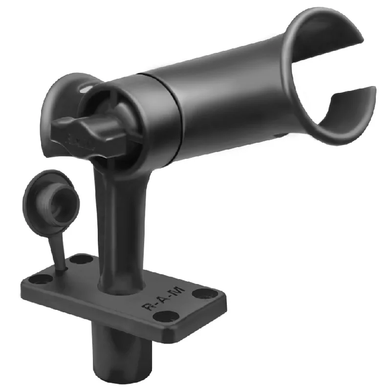 Fishing rod heavy steady-RAM® Tube Jr.™ Rod Holder with Short Flush Base