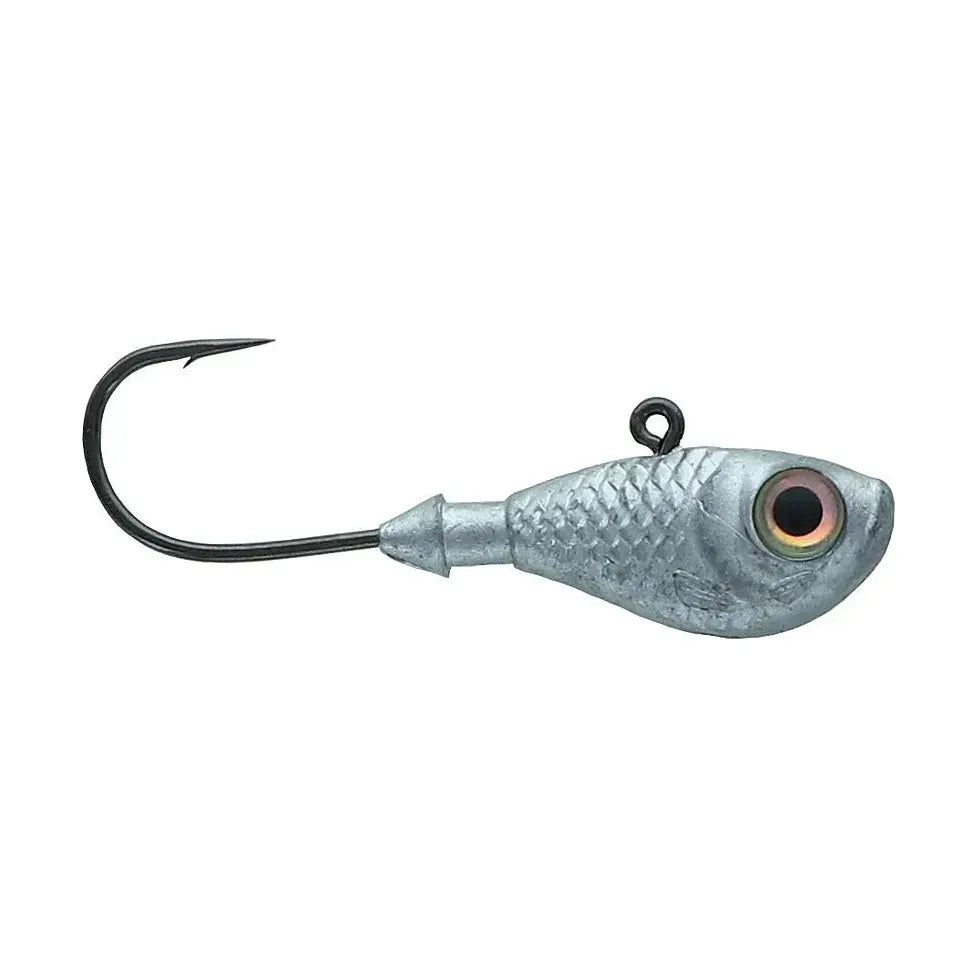 Fishing waders lightweight-Mutiny Baits Jig Heads 5/8 Oz Qty 3 Pearl Eyes