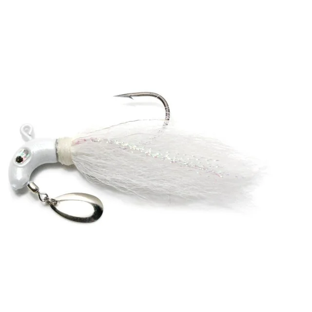 Fishing reel low finish-Jewel Bait Hyper Striper 3/4 Oz Pearl White