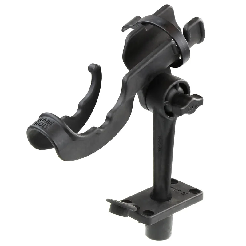 Fishing tackle stackable balance-RAM ROD® Fishing Rod Holder with Flush Mounting Base