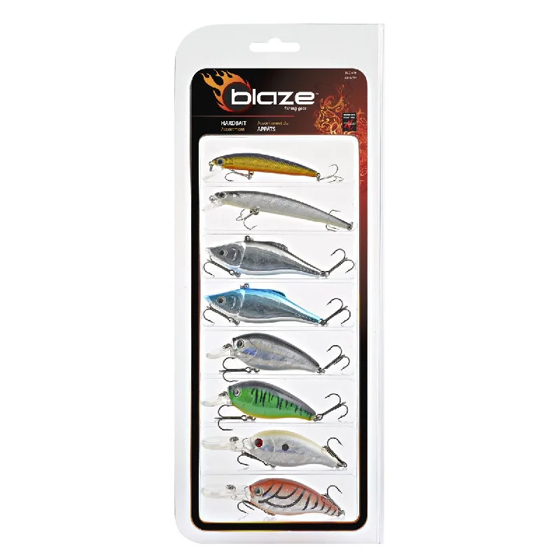 Fishing rod lightweight pack-Blaze Assortment Hard Bait Kit Qty 8