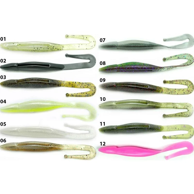 Fishing reel smooth firm-Xcite Baits Baby Ubershad 2.75" Body 10 Pack