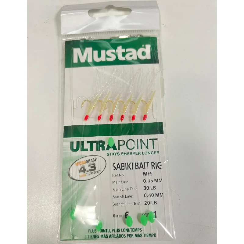 Fishing rod horizontal rack-Mustad Sabiki Rig