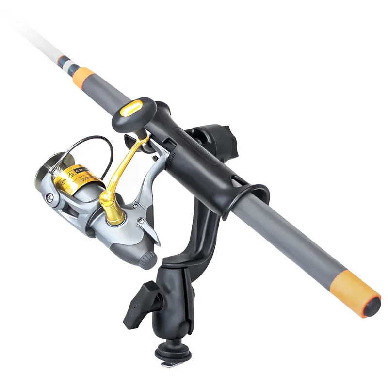 Fishing reel lightweight grip-RAM® Tube Jr.™ Rod Holder with Revolution RAM® Track Ball™ Base