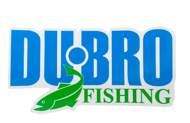 Fishing hook fine balance-Free DUBRO Fishing Logo Decal (5" X 2.75")