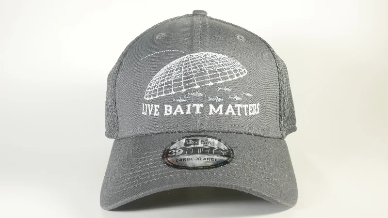 Baitcasting reel precision-(3 Colors) LIVE BAIT MATTERS - LARGE/X-LARGE New Era® Stretch Mesh Cap (NE1020) - (FREE DELIVERY)