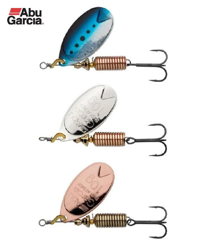 Spinning reel high torque-Abu Garcia Fast Attack Spinners - 3 Pack - Silver/Copper/Sardine - Fishing Lures