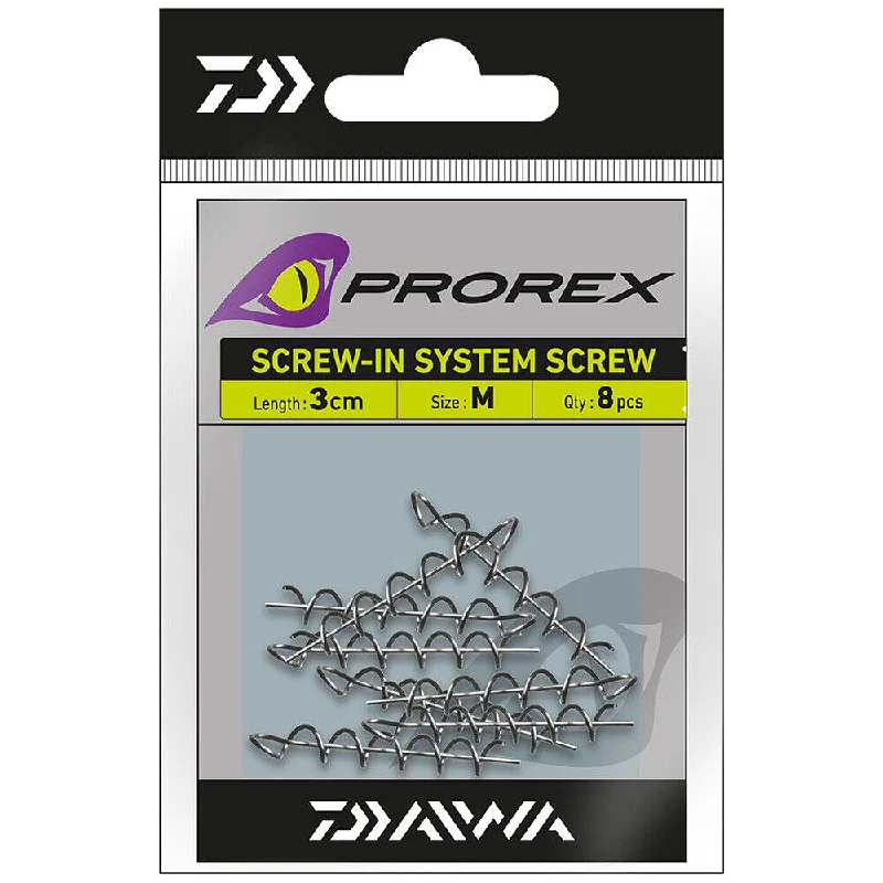 Fishing reel fast control-Daiwa Prorex Screw-In Screw - Fishing Lures 3cm & 5cm