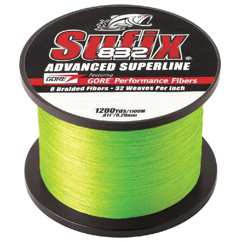 Fishing bait drying firm-Sufix 832 Advanced Superline Braid - 10lb - Neon Lime - 1200 yds [660-310L]