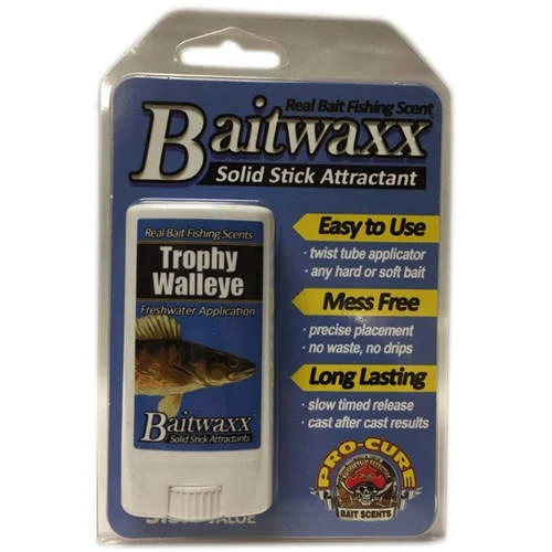 Fishing rod bank steady-Pro-Cure BX-WAL Bait Waxx Trophy Walleye .55 Oz. Easy Application