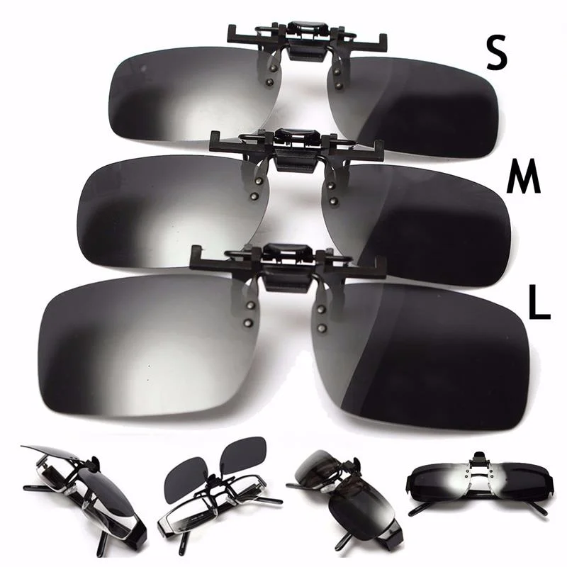 Fishing reel high firm-Polarized Clip On Fishing Sunglasses